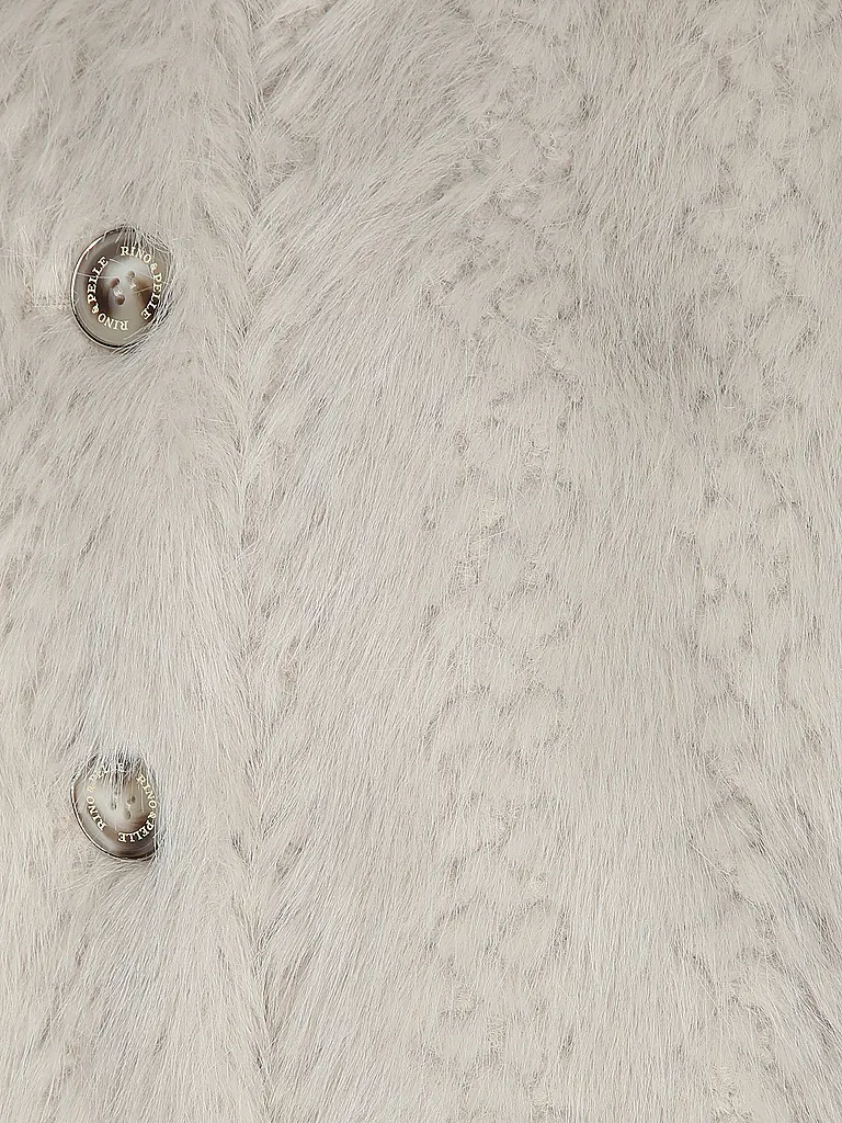 RINO&PELLE | Jacke in Felloptik  | Crème