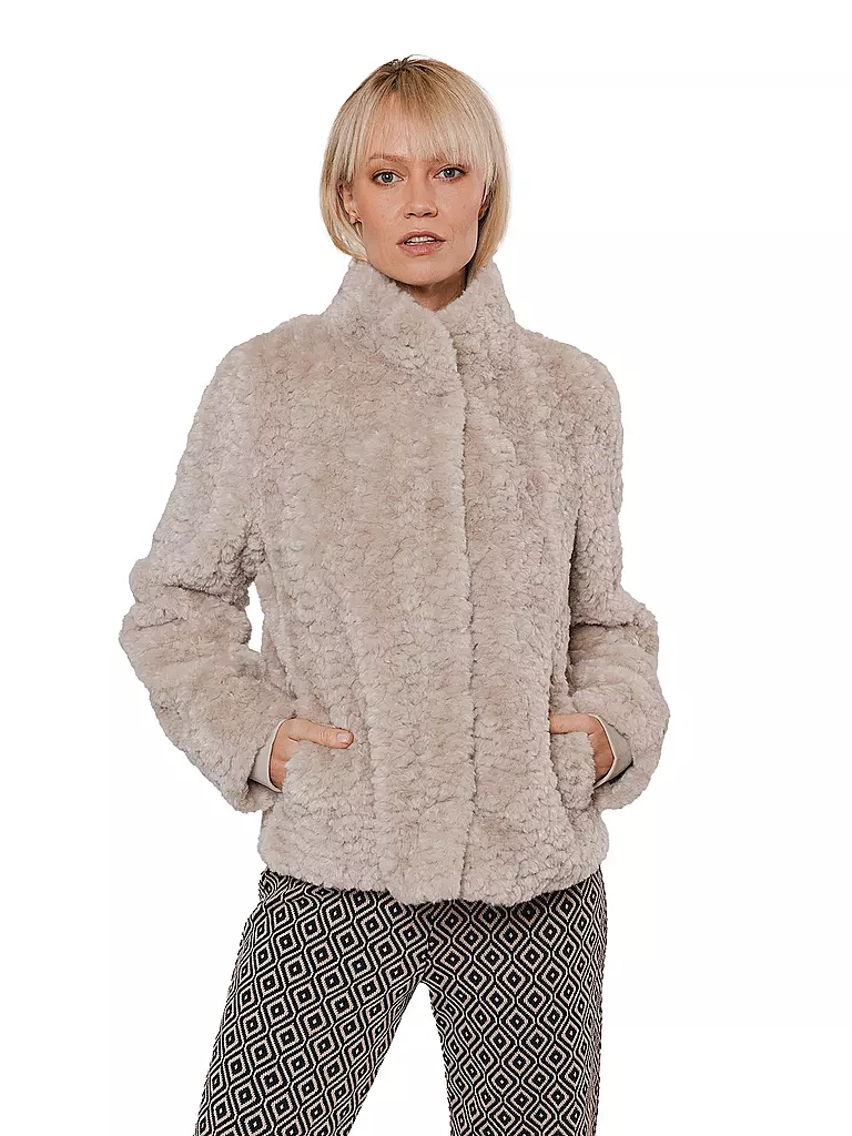 RINO&PELLE | Jacke in Felloptik KION | Crème