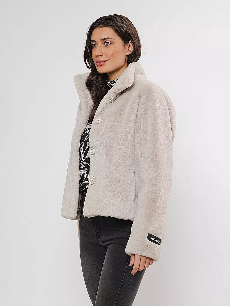 RINO&PELLE | Jacke in Felloptik VIE | Crème