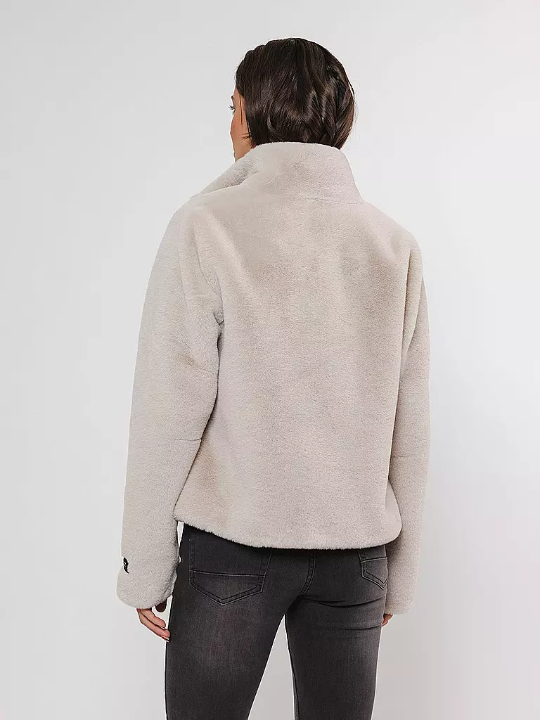 RINO&PELLE | Jacke in Felloptik VIE | Crème