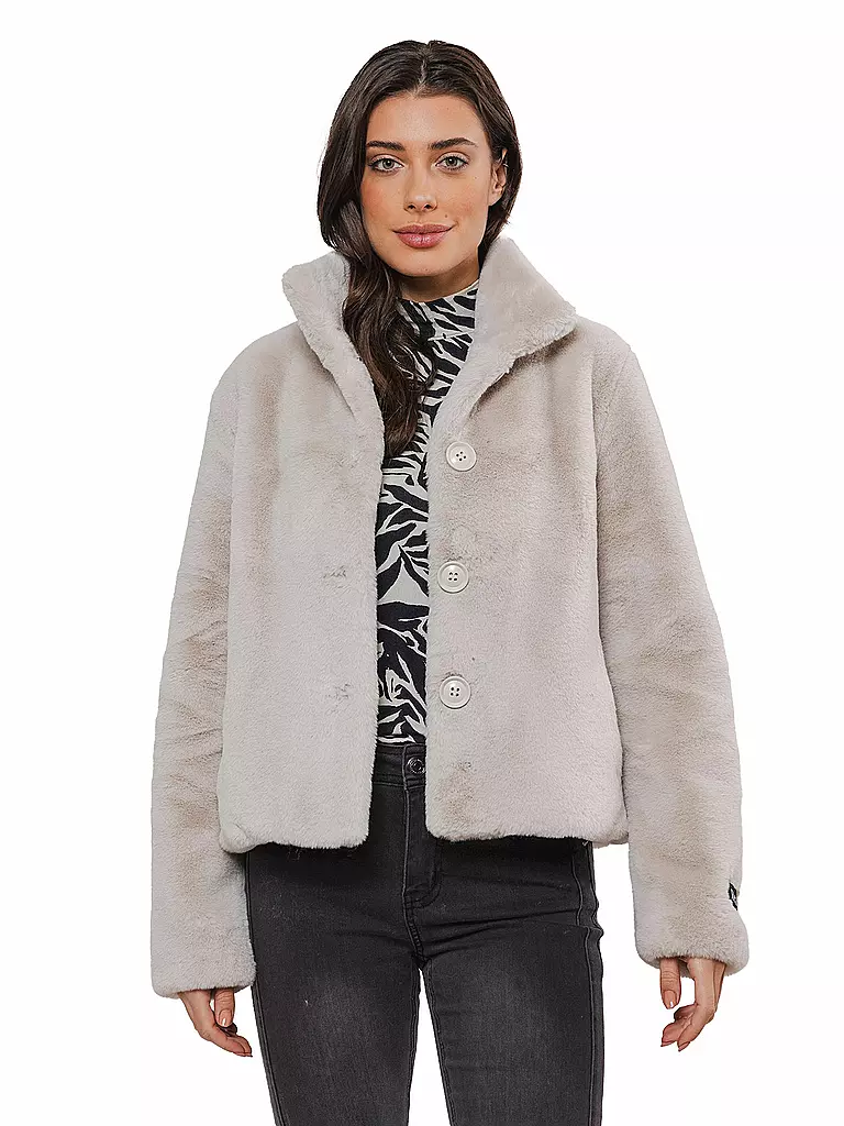 RINO&PELLE | Jacke in Felloptik VIE | Crème