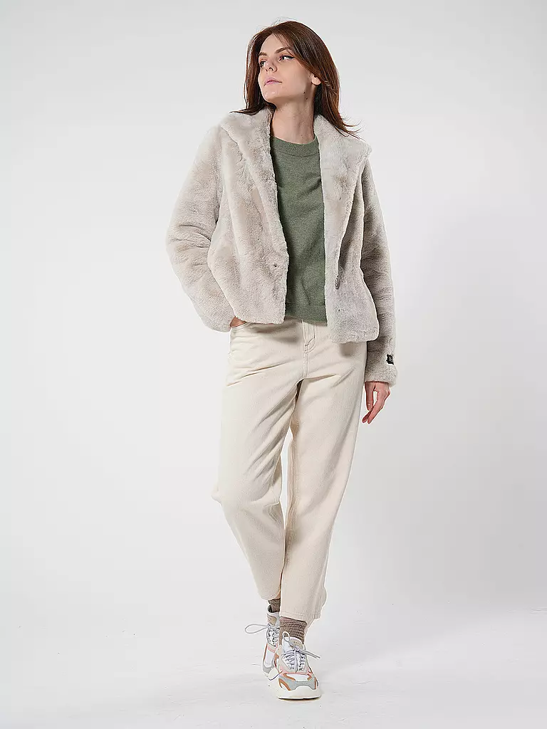 RINO&PELLE | Jacke in Felloptik VIE | Crème