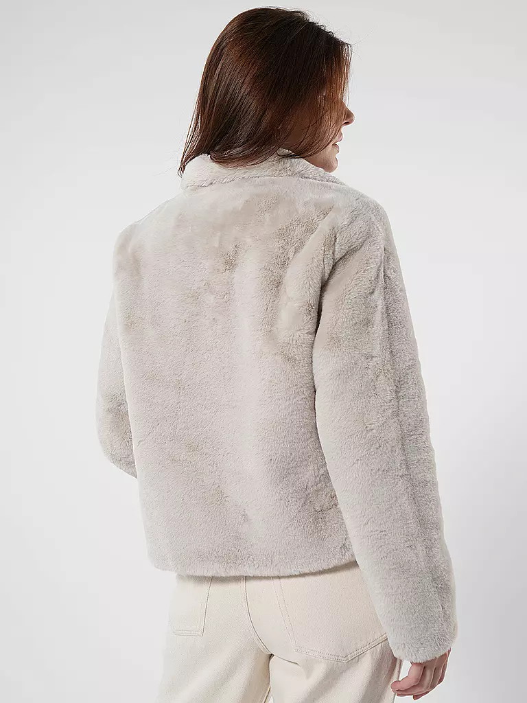 RINO&PELLE | Jacke in Felloptik VIE | Crème