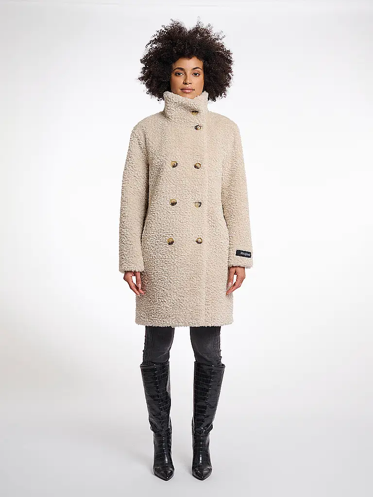 RINO&PELLE | Manteau en fausse fourrure ENA | beige