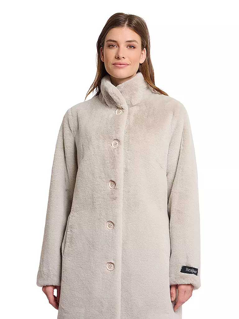 RINO&PELLE | Manteau en fausse fourrure NONNA | creme