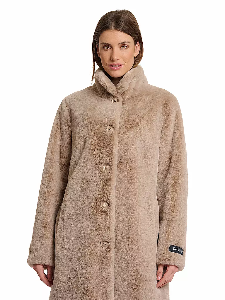 RINO&PELLE | Manteau en fausse fourrure NONNA | camel