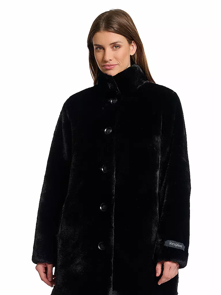 RINO&PELLE | Manteau en fausse fourrure NONNA | schwarz