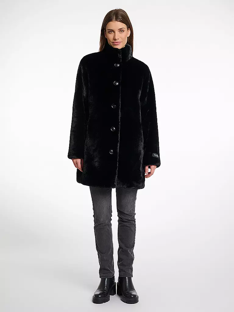 RINO&PELLE | Manteau en fausse fourrure NONNA | schwarz