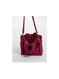 RINO&PELLE | Sac - Shopper aspect fourrure BRAX | Rouge foncé
