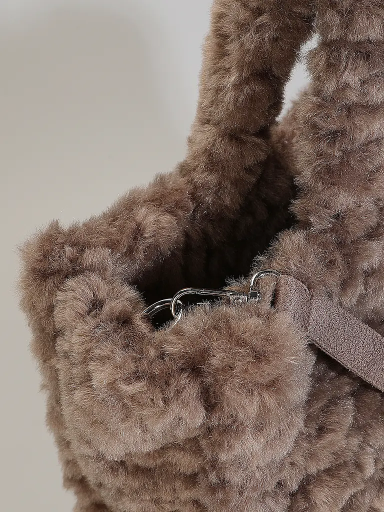 RINO&PELLE | Sac - Shopper aspect fourrure BRAX | camel