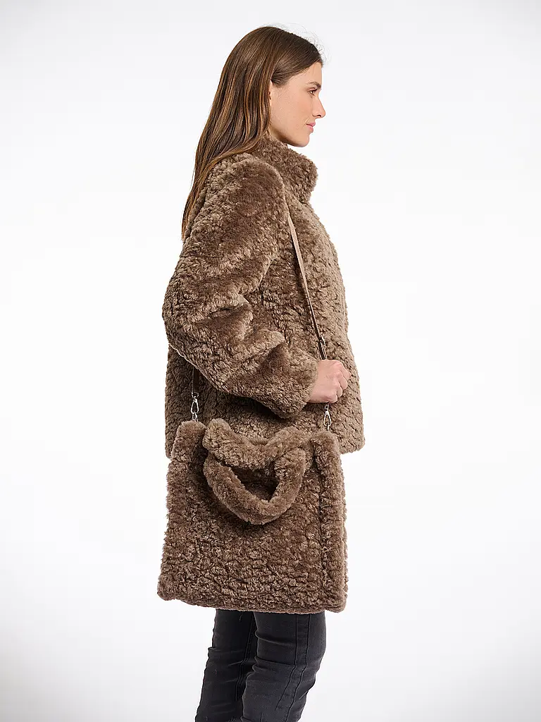 RINO&PELLE | Sac - Shopper aspect fourrure BRAX | camel