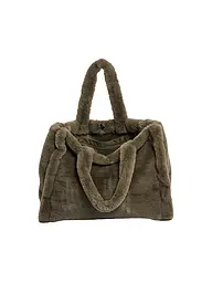 RINO&PELLE | Sac - Shopper aspect fourrure DAAN | Olive