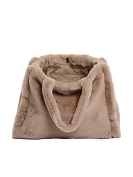 RINO&PELLE | Sac - Shopper aspect fourrure DAAN | Beige