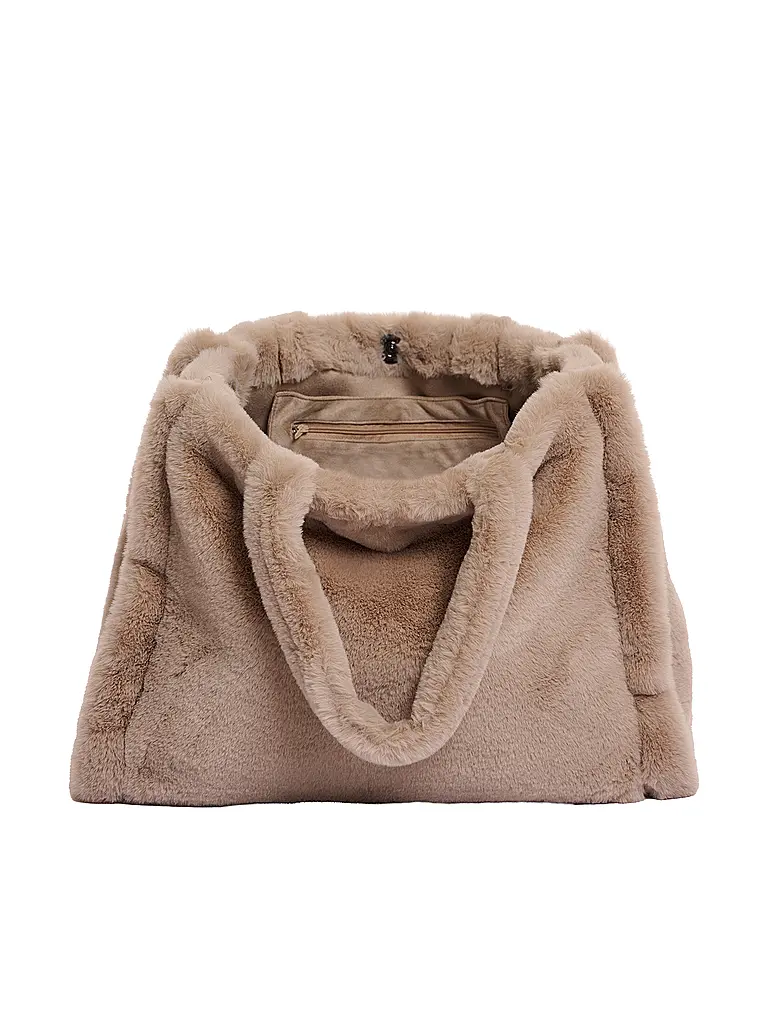 RINO&PELLE | Sac - Shopper aspect fourrure DAAN | beige