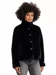 RINO&PELLE | Veste aspect fourrure VIE | Noir