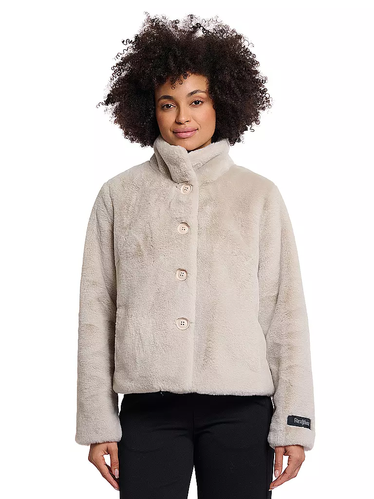 RINO&PELLE | Veste aspect fourrure VIE | creme
