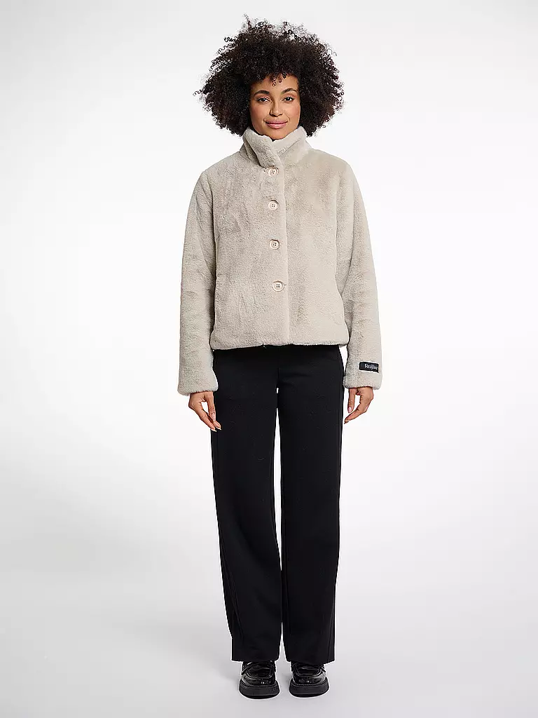 RINO&PELLE | Veste aspect fourrure VIE | creme