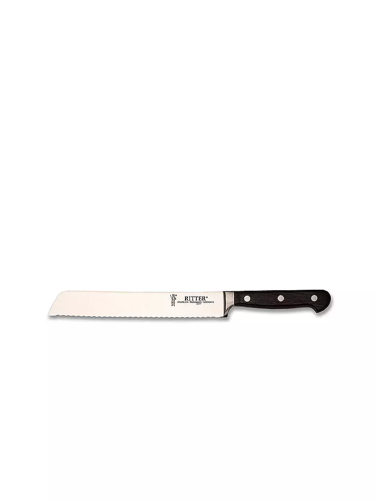 RITTER | Couteau à pain 20cm Classic OAK Chêne fumé | braun