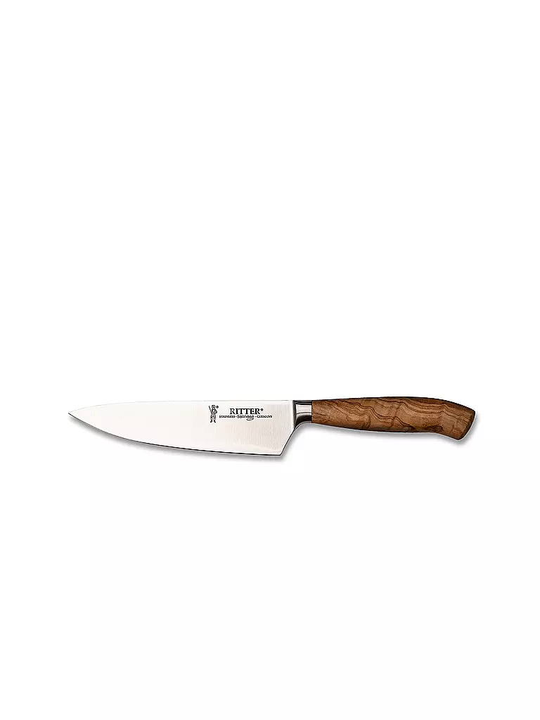 RITTER | Couteau de chef OLIVE en bois d'olivier 18cm | braun