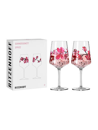 RITZENHOFF | Verre à apéritif lot de 2 SOMMERSONETT SPRITZ #11 et #12 Ana Vasconcelos