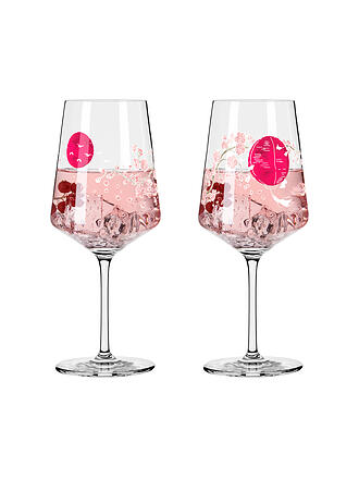 RITZENHOFF | Verre à apéritif lot de 2 SOMMERSONETT SPRITZ #13 et #14 Melina Sparschu
