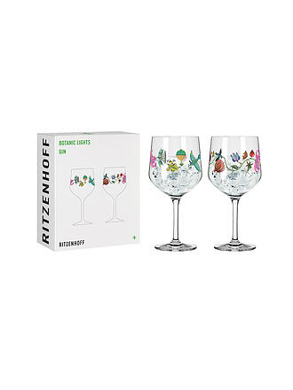 RITZENHOFF | Set de 2 verres à gin BOTANIC LIGHTS #9 #10 Olaf Hajek 2024