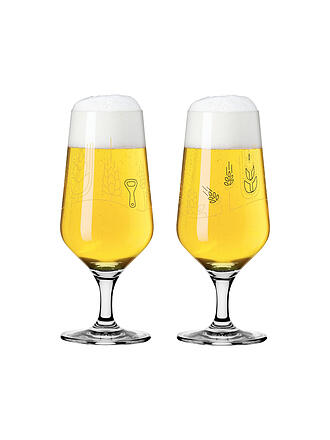 RITZENHOFF | Set de 2 verres à bière BRAUCHZEIT PILS #11 et #12 Sonja Eikler 2024