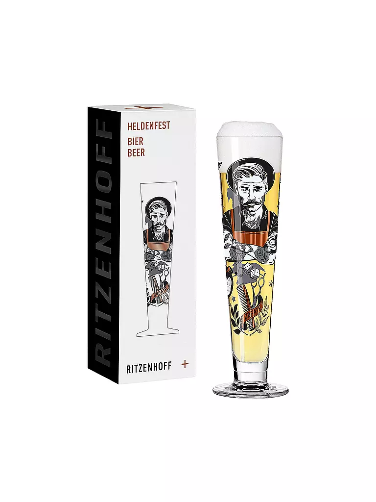 RITZENHOFF | Bierglas Heldenfest 2022 #9 Werner Bohr | Multicolore