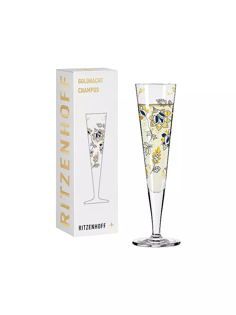 RITZENHOFF | Champagnerglas GOLDNACHT # 44 Kordes | 