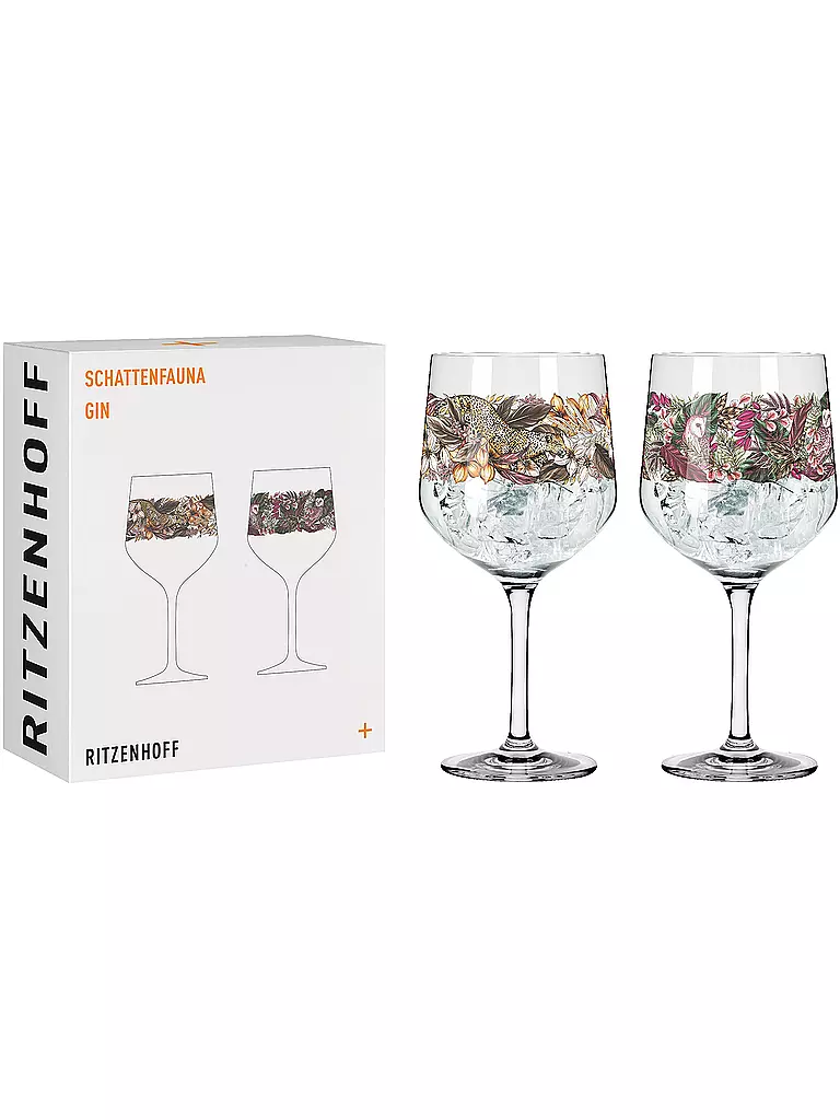 RITZENHOFF | Schattenfauna Ensemble de 2 verres à gin Maggie Enterrios 2021 | bunt
