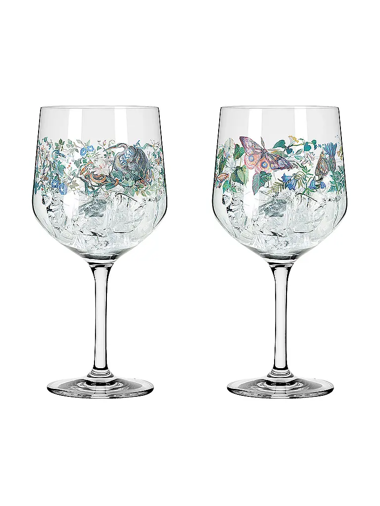 RITZENHOFF | Set de 2 verres à apéritif SCHATTENFAUNA GIN #7 #8 Mcallister | bunt