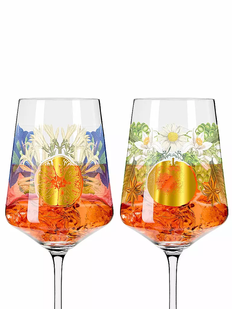 RITZENHOFF | Set de 2 verres à apéritif SOMMERRAUSCH APERIZZO #17 et #18 Sixto-Juan Zavala | 