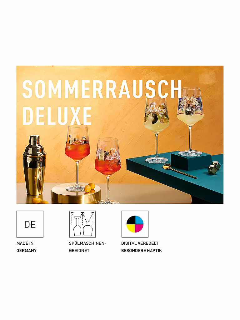 RITZENHOFF | Set de 2 verres à apéritif SOMMERRAUSCH APERIZZO #17 et #18 Sixto-Juan Zavala | 