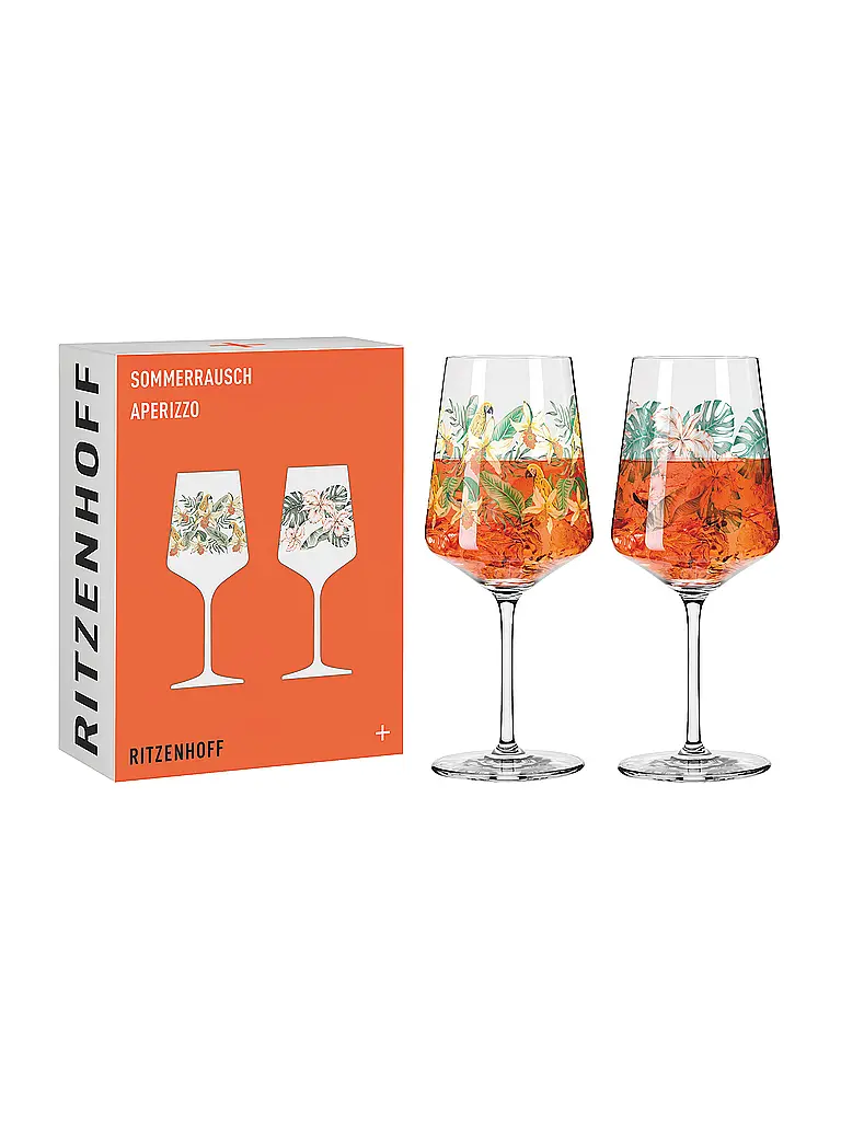 RITZENHOFF | Set de 2 verres à apéritif SOMMERRAUSCH APERIZZO Orange | 