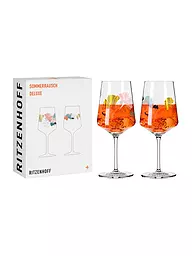 RITZENHOFF | Set de 2 verres à apéritif SOMMERRAUSCH DELUXE #19 et #20 Christine Kordes | Multicolore