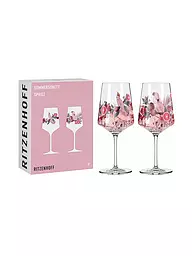 RITZENHOFF | Set de 2 verres à apéritif SOMMERSONETT Ramona Richter 2024 | Rose