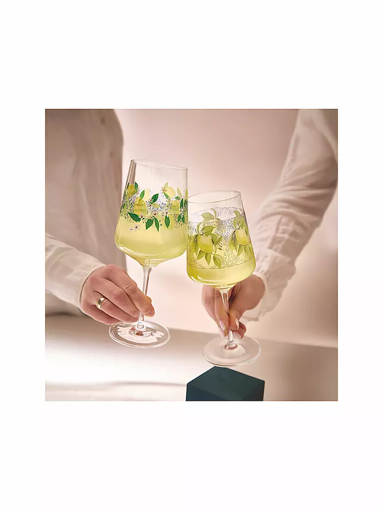 RITZENHOFF | Set de 2 verres à apéritif SOMMERTAU LIMONCELLO # 21 #22 | gelb