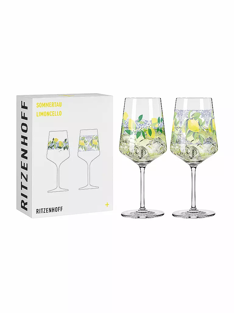 RITZENHOFF | Set de 2 verres à apéritif SOMMERTAU LIMONCELLO # 21 #22 | 
