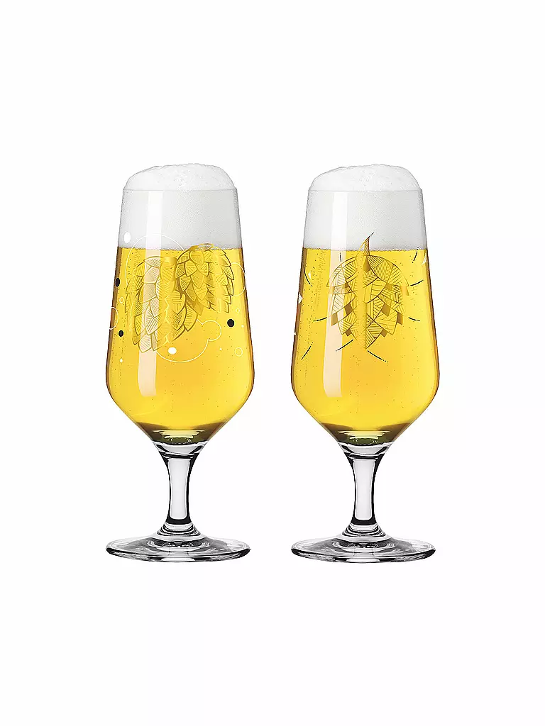 RITZENHOFF | Set de 2 verres à bière Brauchzeit Andreas Preis 2022 | Multicolore