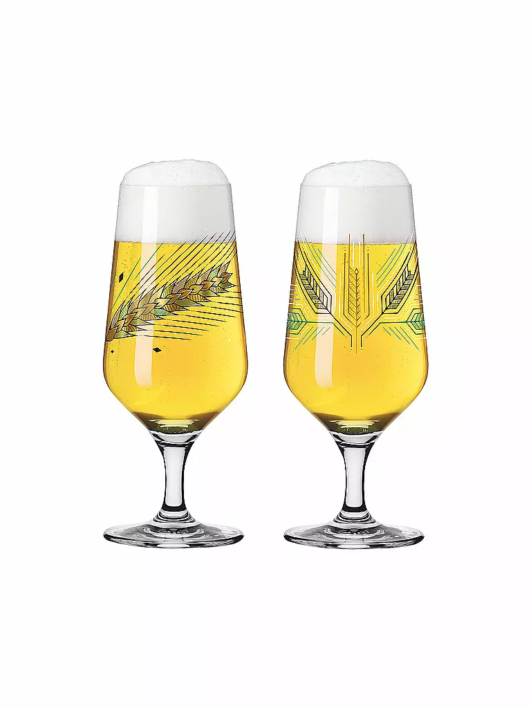 RITZENHOFF | Set de 2 verres à bière Brauchzeit Andreas Preis 2022 | Multicolore