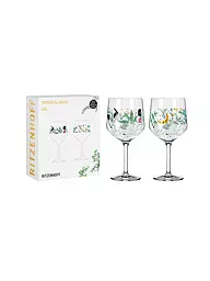 RITZENHOFF | Set de 2 verres à gin BOTANIC GLAMOUR #7 #8 Good Wives | Multicolore