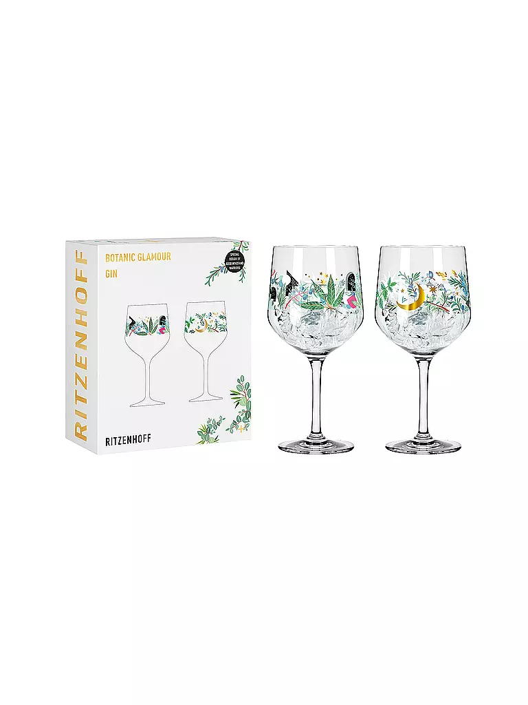 RITZENHOFF | Set de 2 verres à gin BOTANIC GLAMOUR #7 #8 Good Wives | bunt