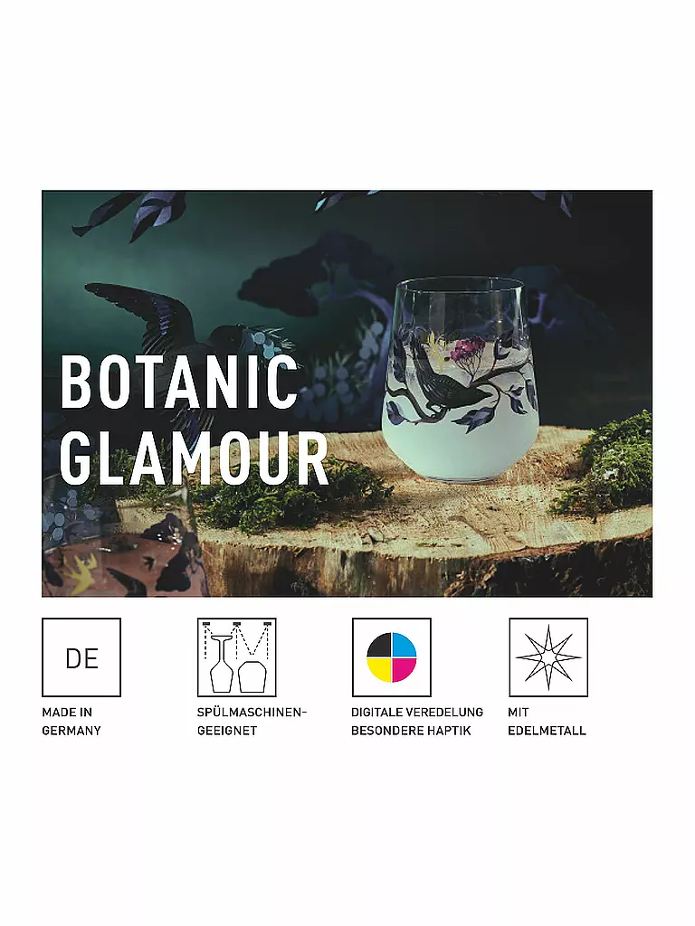 RITZENHOFF | Set de 2 verres à gin BOTANIC GLAMOUR #7 #8 Good Wives | 