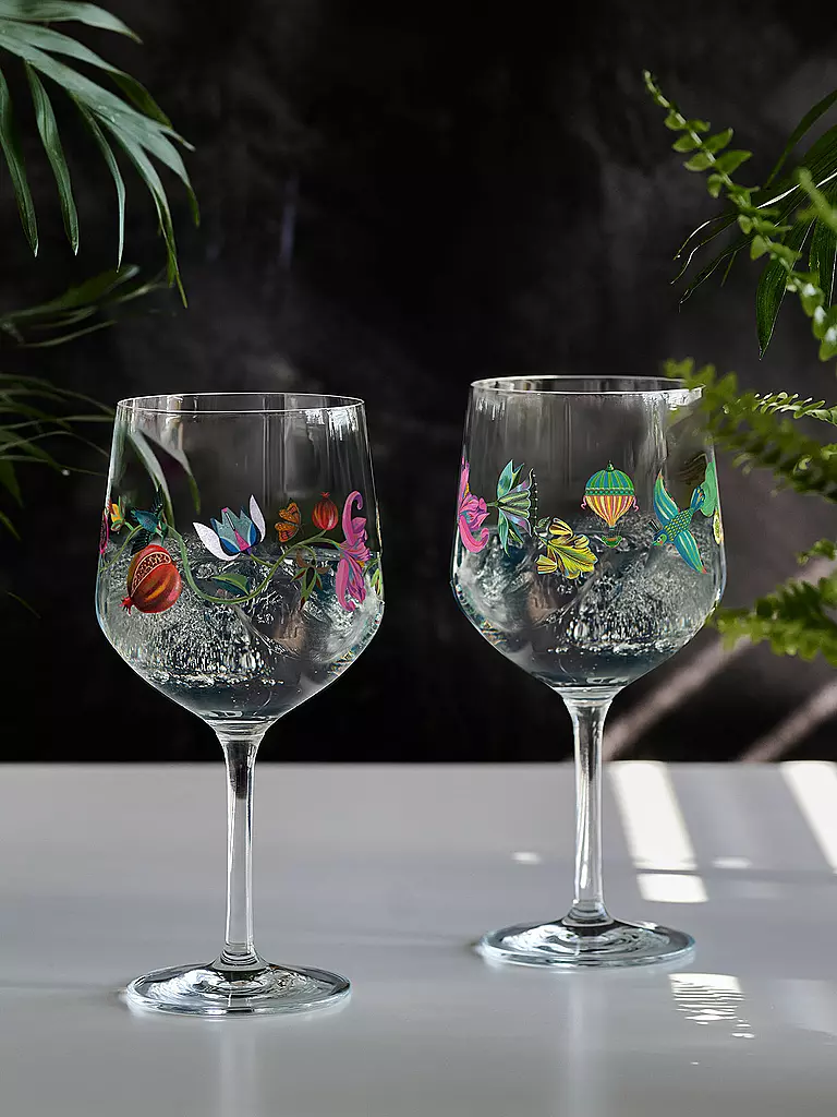 RITZENHOFF | Set de 2 verres à gin BOTANIC LIGHTS #9 #10 Olaf Hajek 2024 | 