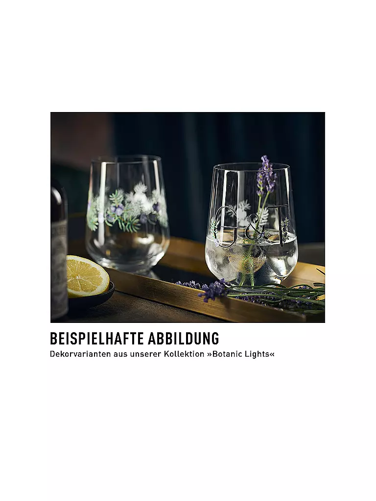 RITZENHOFF | Set de 2 verres à gin BOTANIC LIGHTS #9 #10 Olaf Hajek 2024 | 