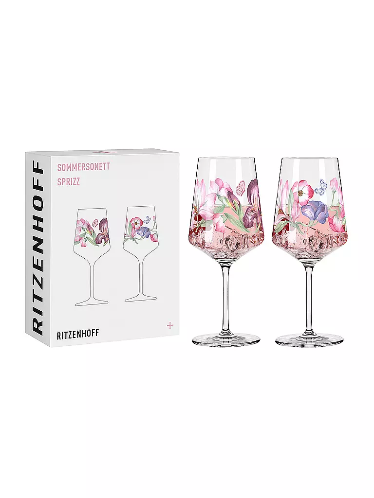 RITZENHOFF | Sommersonett Verre à apéritif lot de 2 #15 #16 jours 2024 | rosa