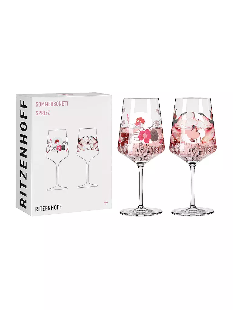 RITZENHOFF | Sommersonett Verre à apéritif lot de 2 Xavier Esclusa Trias 2021 | rosa