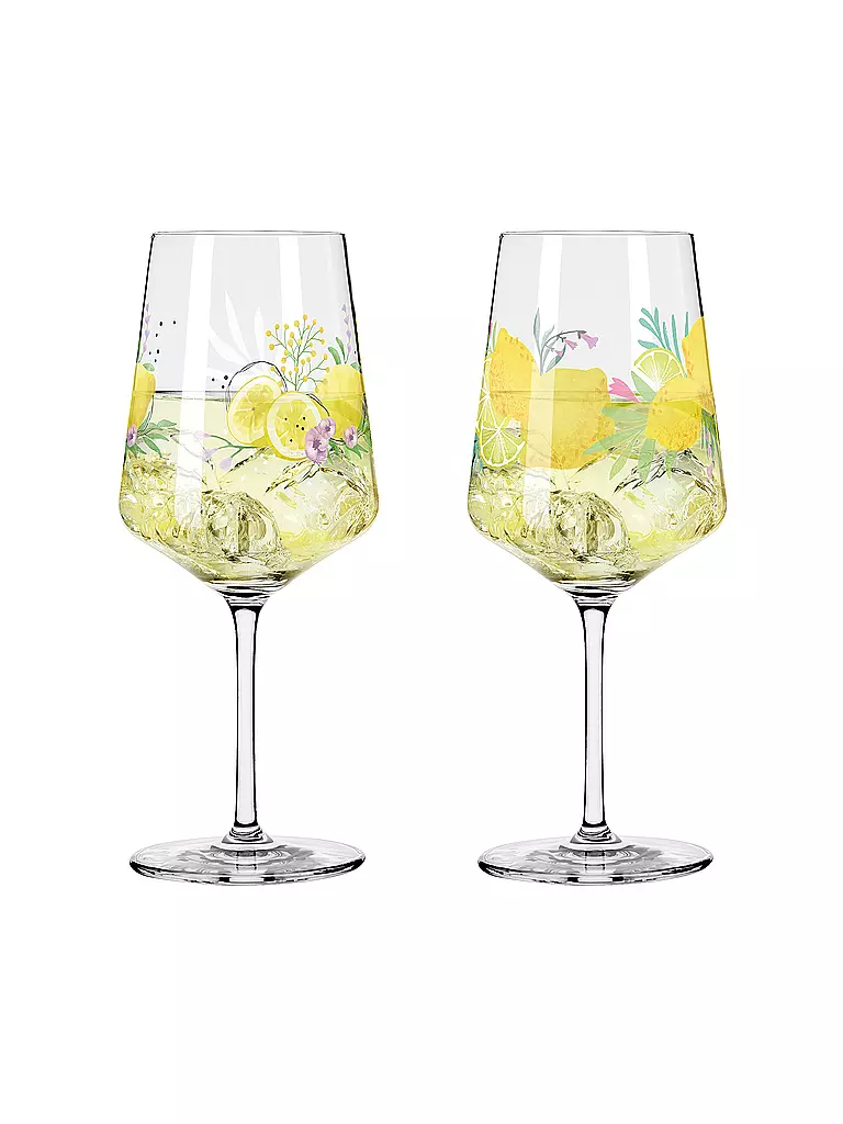 RITZENHOFF | Sommertau Ensemble de 2 verres à apéritif #19 #20 Kordes ,Vasco 2024 | Jaune
