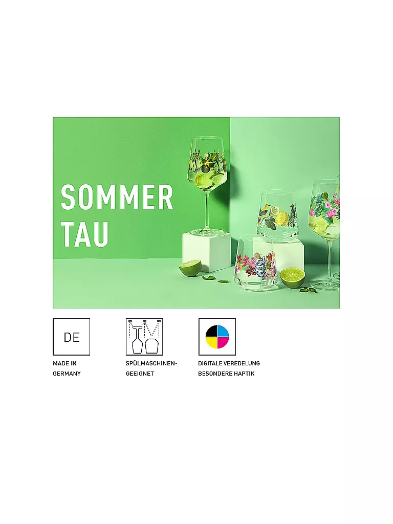 RITZENHOFF | Sommertau Ensemble de 2 verres à apéritif #5 #6 Olaf Hajek 2024 | 
