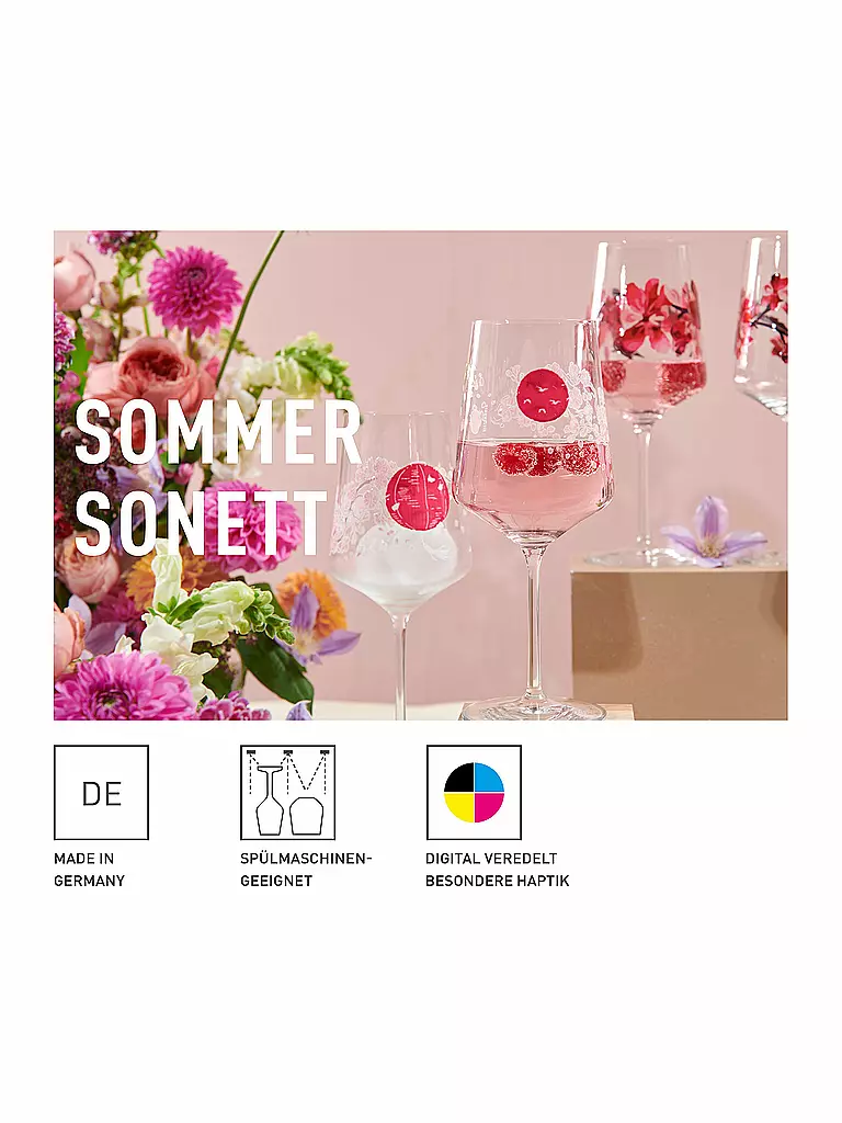 RITZENHOFF | Verre à apéritif lot de 2 SOMMERSONETT SPRITZ #11 et #12 Ana Vasconcelos | 